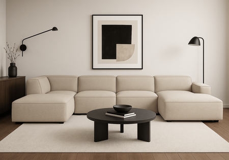 Ecksofa 5 Teile Links 364x166x70 cm Lucas 