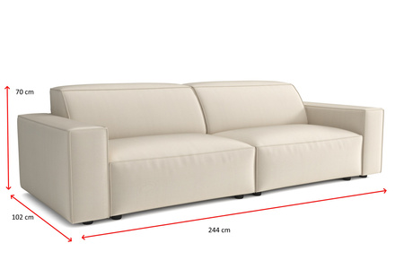 Sofa 2-Sitzer 204x102x70cm Lucas