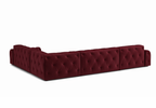 Ecksofa 254x254x80 cm Stil Chesterfield Candi