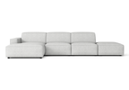 Ecksofa Rechts 4 Teile 341x102x70cm Lucas 
