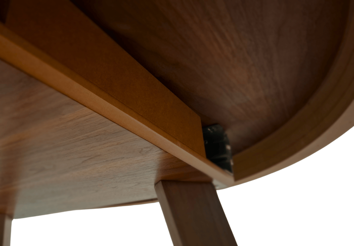 Runder Tisch, Esstisch, Holztisch T40 130-230 cm