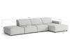 Ecksofa Rechts 4 Teile 341x102x70cm Lucas 