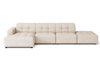 5-Sitzer-Ecksofa mit Ottomane BERGO 341 × 166 cm