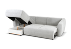 Ecksofa mit Schlaffunktion und Bettkasten, L-form 255x165x91 cm Lola
