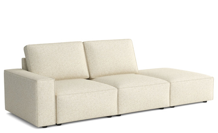 Modulare Sofa 3-Sitzer 255x102x90 cm Fergi Beige