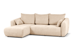 Ecksofa mit Schlaffunktion und Bettkasten, L-form 255x165x91 cm Lola