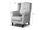 Sessel, Relaxsessel 123x105x85 cm Londyn
