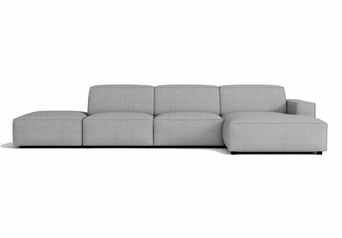 Ecksofa Rechts 4 Teile 341x102x70cm Lucas 
