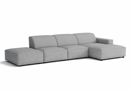 Ecksofa Rechts 4 Teile 341x102x70cm Lucas