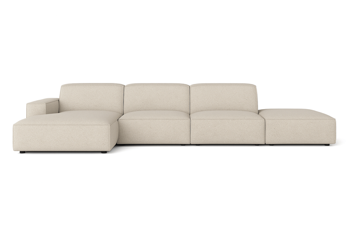 Ecksofa Rechts 4 Teile 341x102x70cm Lucas 