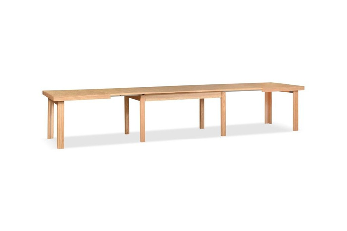 Großer, rechteckiger, ausziehbarer Tisch 90 x 160–410 cm T52