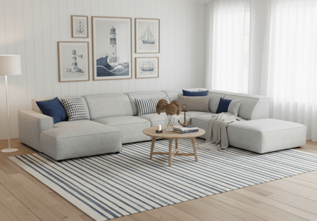 Ecksofa 5 Teile Links 364x166x70 cm Lucas 