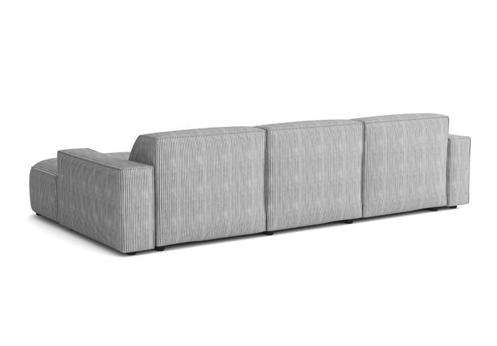 Couch U-form, Ecksofa Lucas 284x166x70 cm