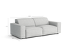 Sofa 2-Sitzer 204x102x70cm Lucas