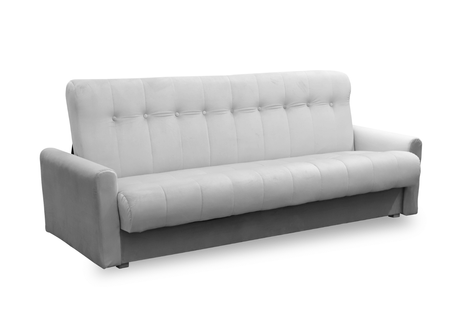 Sofa mit Schlaffunktion, Bettcouch, Schlafsofa mit Bettkasten Marion 205x85x87 cm
