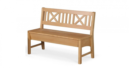 Küchen Kollektion Essgruppe Frühstückecke Holz Buche Bank 3 Sitzer Küchenbank Massivholz 120 cm Merlin