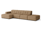 5-Sitzer-Ecksofa mit Ottomane BERGO 341 × 166 cm