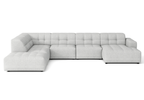 Ecksofa U-form links 364x262x70 cm modular Sofa Bergi 