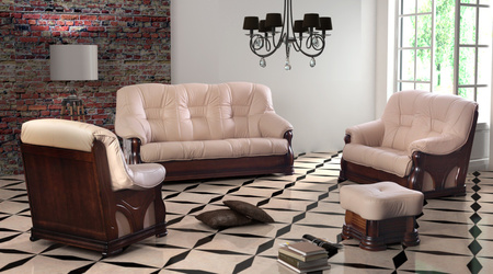 Leidergarnitur Sofa Set 3-2-1 Liviani