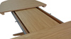 Ovaler Klapptisch aus Eiche 110 cm x 200-300 cm T79
