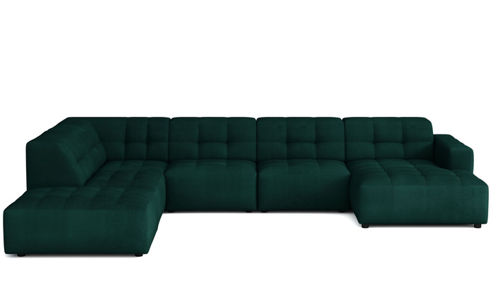Ecksofa U-form links 364x262x70 cm modular Sofa Bergi
