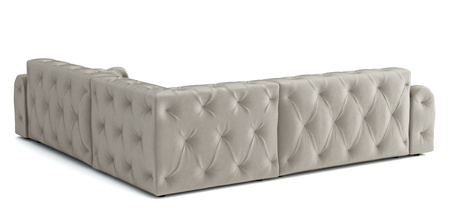 Ecksofa 254x254x80 cm Stil Chesterfield Candi