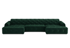  Ecksofa U-form mit eleganter Steppung CANDY 390x170 cm