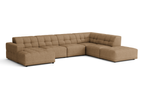Ecksofa U-form links 364x262x70 cm modular Sofa Bergi 