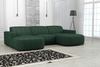 Couch U-form, Ecksofa Lucas 284x166x70 cm