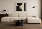 Ecksofa Rechts 4 Teile 341x102x70cm Lucas 