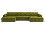 Ecksofa U-form mit eleganter Steppung CANDY 390x170 cm