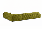 Ecksofa 254x254x80 cm Stil Chesterfield Candi