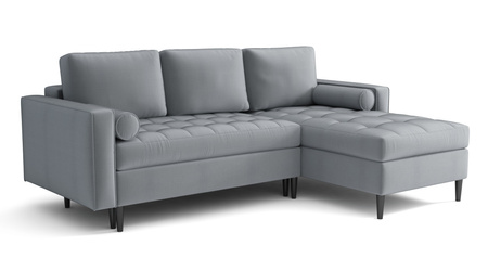 Ecksofa L-Form mit Schlaffunktion und Bettkasten 240x175x96 cm Moris 