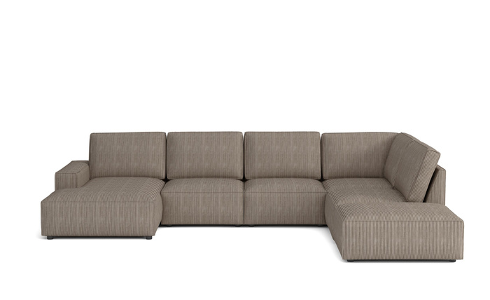 Ecksofa U-form Fergi 366x257x90 cm