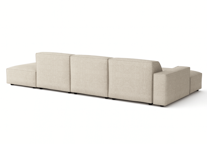 Ecksofa Rechts 4 Teile 341x102x70cm Lucas 