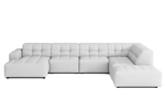 Ecksofa U-form links 364x262x70 cm modular Sofa Bergi 
