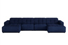 Ecksofa Bergi U-form 364x166x70 cm 