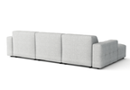 Modulare Ecksofa L-form Rechts Bergi 284x166x70 cm Creme