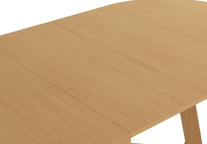 Runder Tisch, Esstisch, Holztisch T40 130-230 cm