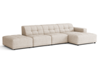 5-Sitzer-Ecksofa mit Ottomane BERGO 341 × 166 cm