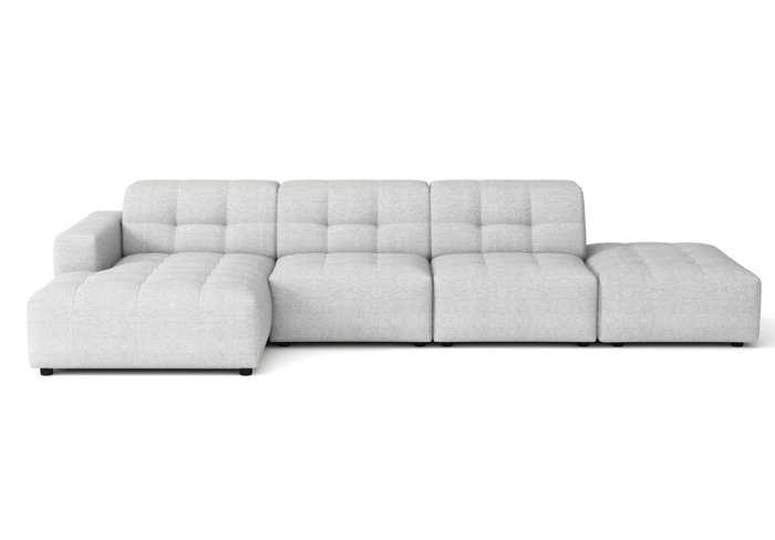 5-Sitzer-Ecksofa mit Ottomane BERGO 341 × 166 cm