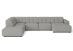 Ecksofa U-form links 364x262x70 cm modular Sofa Bergi 