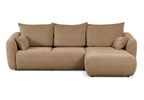 Ecksofa mit Schlaffunktion und Bettkasten, L-form 255x165x91 cm Lola