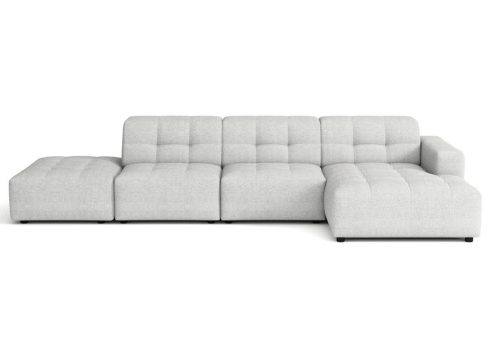 5-Sitzer-Ecksofa mit Ottomane BERGO 341 × 166 cm