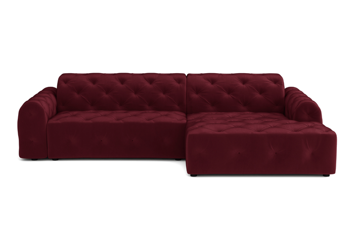 Ecksofa L-form 260x170x80 cm Chesterfield Candi