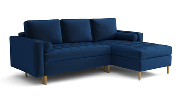 Ecksofa L-Form mit Schlaffunktion und Bettkasten 240x175x96 cm Moris