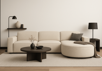 Ecksofa L-form, 3-Sitzer 284x102x70cm Lucas