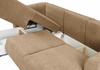 Ecksofa mit Schlaffunktion und Bettkasten, L-form 255x165x91 cm Lola