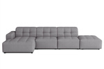 Modulare Ecksofa L-form Bergi 341x166x70 cm