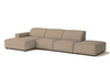 Ecksofa Rechts 4 Teile 341x102x70cm Lucas 